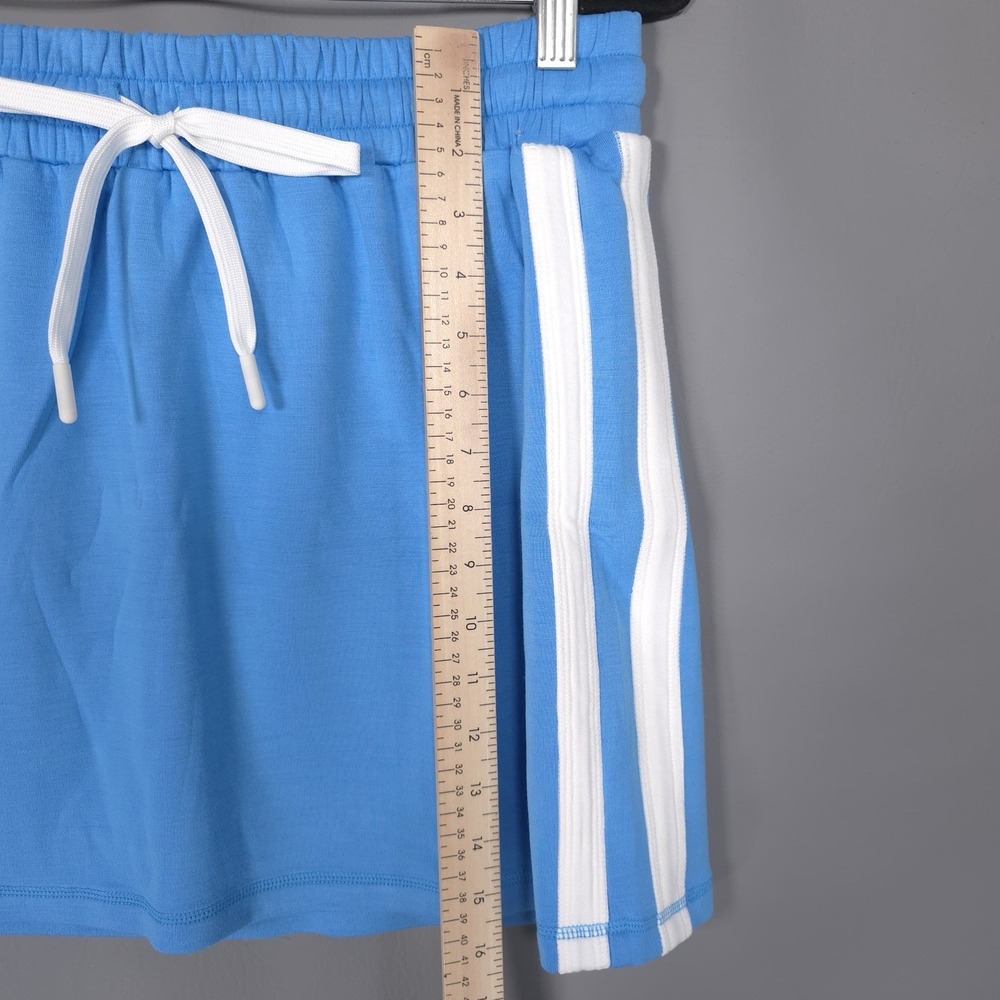 ANTHROPOLOGIE Daily Practice New Women's‎ LARGE Willow Mini Skirt Blue Sporty - Picture 6 of 14